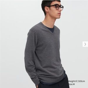 2/$20 Extra Fine Merino V-Neck Long-Sleeve Sweater